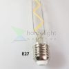 LED filament dekor izzó - T185 henger víztiszta - 6 watt 700LM