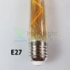 LED filament dekor izzó - T185 henger antikolt - 6 watt 650LM