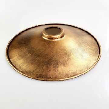 Fém Lámpabúra 260mm x 50mm rozsda sárgaréz szín