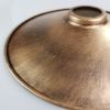 Fém Lámpabúra 260mm x 50mm rozsda sárgaréz szín