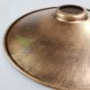 Fém Lámpabúra 260mm x 50mm rozsda sárgaréz szín
