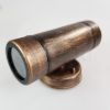 Falvilágító lámpa - GU10 - rozsdabronz szín - kétirányú