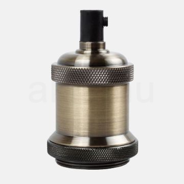 Edison izzó foglalat antik bronz kivitel - E27