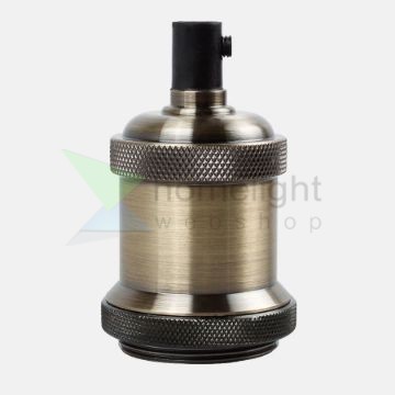 Edison izzó foglalat antik bronz kivitel - E27