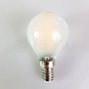 LED filament dekor izzó - G45 opál - 4 watt - szabályozható