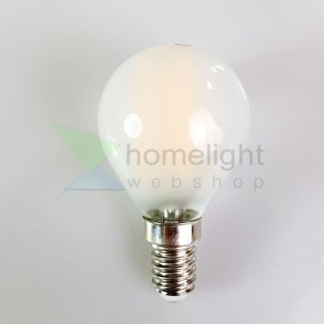 LED filament dekor izzó - G45 opál - 4 watt - szabályozható