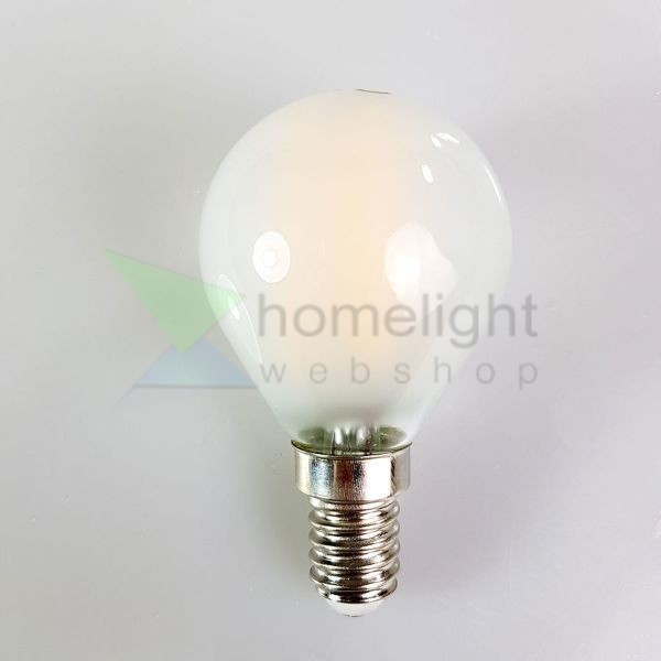 LED filament dekor izzó - G45 opál - 4 watt - szabályozható