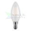 LED filament dekor izzó - opál - C35 - 6 watt E14 - szabályozható