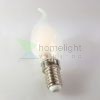LED opál filament dekor izzó - C35L - 4 watt