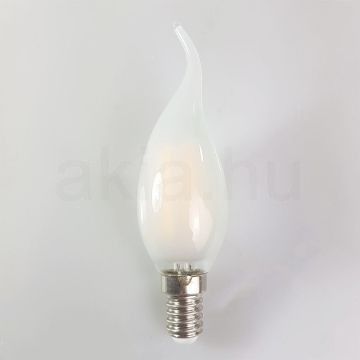 LED opál filament dekor izzó - C35L - 6 watt