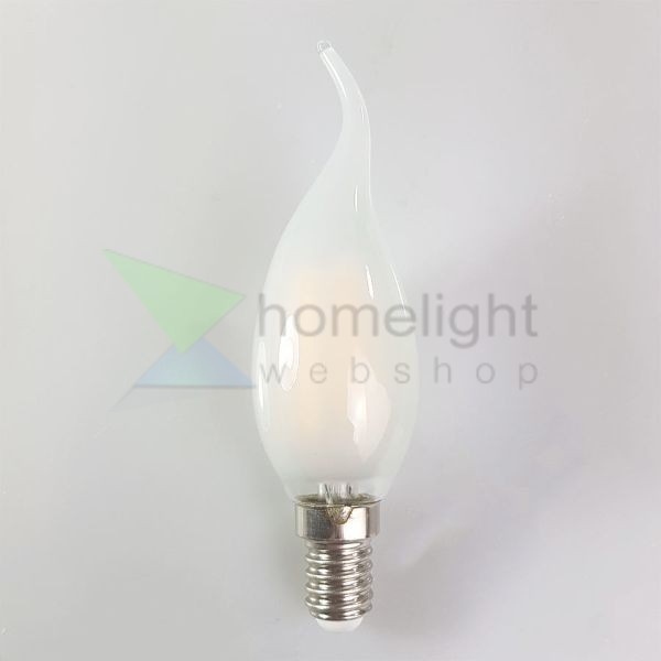LED opál filament dekor izzó - C35L - 6 watt