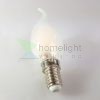 LED opál filament dekor izzó - C35L - 6 watt
