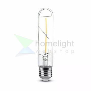 Filment dekor izzó - T136 - 2 watt - meleg fehér
