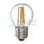 LED filament dekor izzó - G45 - 4 watt - meleg fehér	
