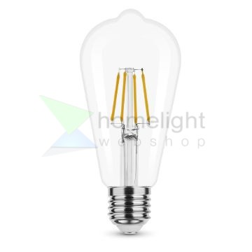 Modee Lighting LED Izzó Filament ST64 4W E27 360° 2700K (440 lumen)
