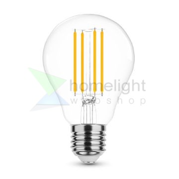LED Izzó Filament A60 8W E27 360° 4000K (1055 lumen)