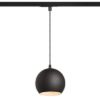 Kép COPA egyfázisú áramkörös sínre fekete üveg 230V LED E27 11W