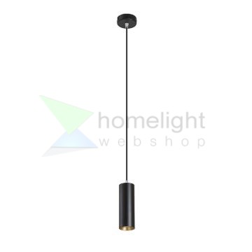 MAVRO DIMM függö lámpa fekete/aranysárga 230V LED 12W 38° 3000K