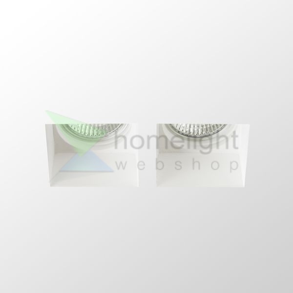 QUO SQ II süllyesztett lámpa  gipsz 230V LED GU10 2x8W