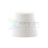 NIZZA 18/15 lámpabúra  Polycotton fehér/fehér PVC  max. 28W