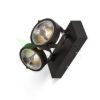 KELLY LED II DIMM fali lámpa fekete 230V LED 2x12W 24° 3000K