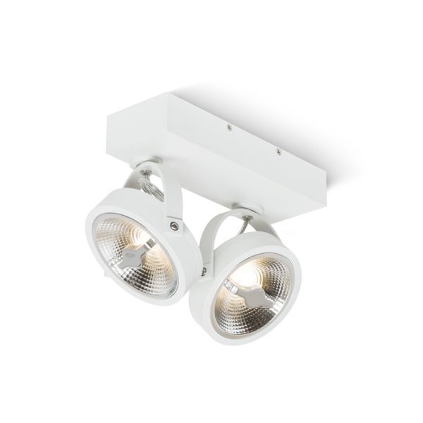 Kép KELLY LED II DIMM fali lámpa fehér 230V LED 2x12W 24° 3000K