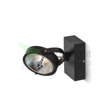 KELLY LED I DIMM fali lámpa fekete 230V LED 12W 24° 3000K