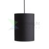 RON 15/20 lámpabúra Polycotton fekete/fehér PVC max. 28W