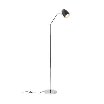 Kép PRAGMA állólámpa fekete króm 230V LED E27 11W