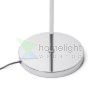 PRAGMA állólámpa fekete króm 230V LED E27 11W
