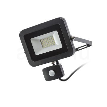 Kép PONTA reflektor mozgásérzékelővel fekete  230V LED 30W 120° IP54  3000K