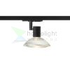 TRICA egyfázisú áramkörös sínre fekete 230V LED GU10 12W