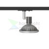 TRICA egyfázisú áramkörös sínre fekete 230V LED GU10 12W