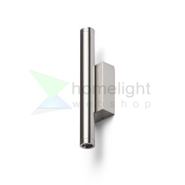 ZANE fali lámpa matt nikkel 230V LED 2x3W 60° IP54 3000K