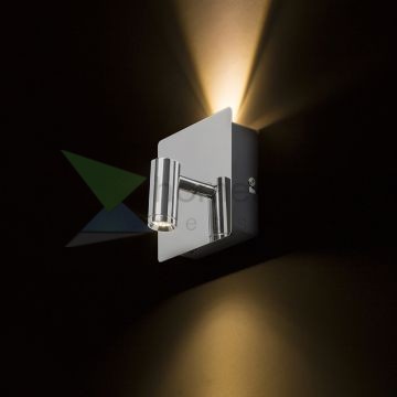 TIARA fali lámpa króm 230V LED 2x3W 25° 3000K
