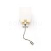 Kép TAINA lámpabúrával fehér matt nikkel 230V LED E27 LED 15+3W 25°  3000K
