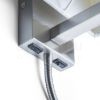 Kép TAINA lámpabúrával fehér matt nikkel 230V LED E27 LED 15+3W 25°  3000K