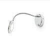 Kép FLAP fali lámpa króm 230V LED 4.2W 120° 3000K
