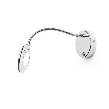 Kép FLAP fali lámpa króm 230V LED 4.2W 120° 3000K