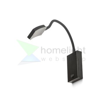 FRISCO W fali lámpa fekete 230V LED 4.2W 120° 3000K