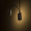 Kép FRISCO W fali lámpa fekete 230V LED 4.2W 120° 3000K
