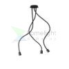 LOYD E27 III függő lámpa fekete  230V LED E27 3x15W