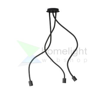 LOYD E27 III függő lámpa fekete  230V LED E27 3x15W