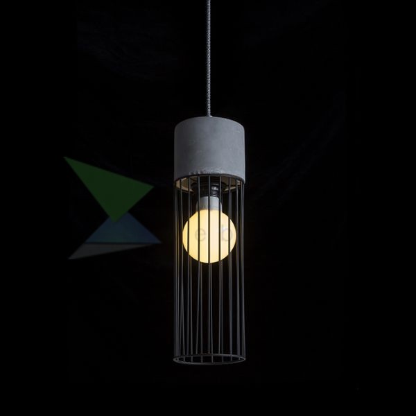 BURTON függő lámpa  beton 230V LED E27 11W
