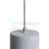 BURTON függő lámpa  beton 230V LED E27 11W