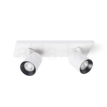 Kép KENNY II felületre szerelhető fehér/fekete  230V LED GU10 2x8W