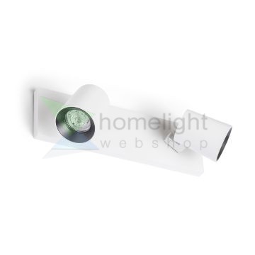 KENNY II felületre szerelhető fehér/fekete  230V LED GU10 2x8W