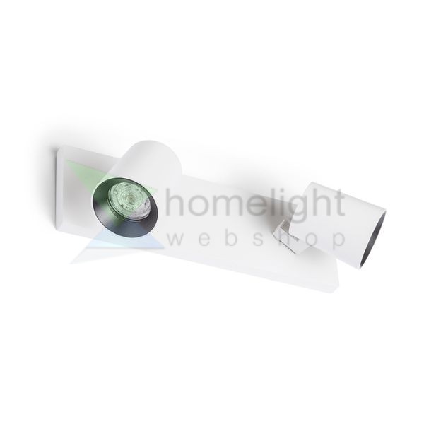 KENNY II felületre szerelhető fehér/fekete  230V LED GU10 2x8W
