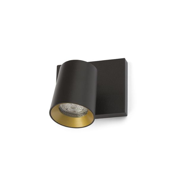 Kép KENNY I felületre szerelhető fekete/aranysárga  230V LED GU10 8W