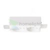 QUO R II süllyesztett lámpa  gipsz 230V LED GU10 2x8W